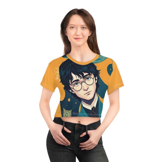 Harry T-shirt Cute Crop Tops | Cropped Graphic Tee | Movie Tshirt Women Trendy Gifts