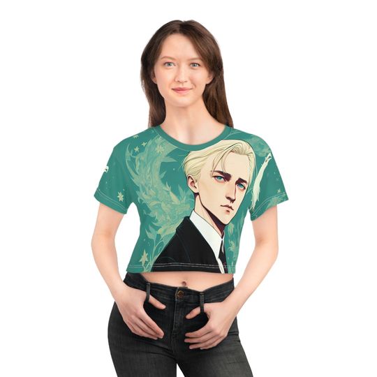 Draco T-Shirt Cute Crop Tops | Cropped Graphic Tee | Movie Tshirt Women Trendy Gifts
