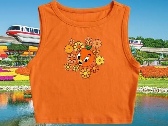 Orange Bird Crop Tank | Epcot Crop Tank | Disney Tank | Disney Vacation Shirt