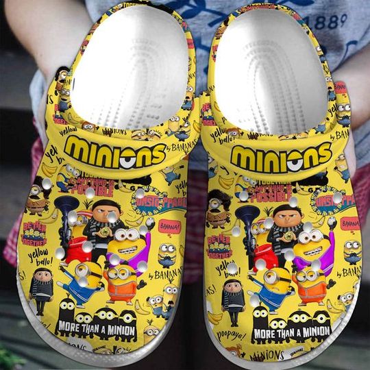 Minions Clogs Shoes, Despicable Me Clogs Shoes