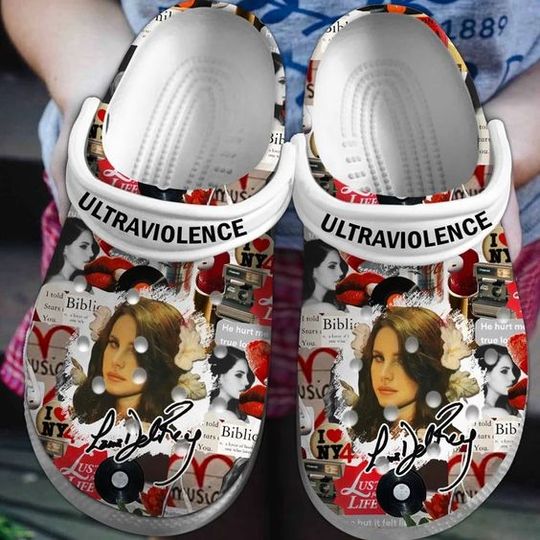 Lana Del Rey Clogs Shoes, Ultraviolence Clogs Shoes