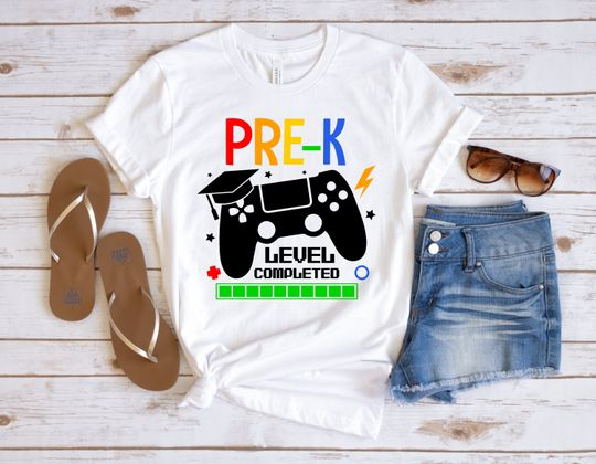 Gamer Pre-K Graduation Shirt, Custom Game Boy Pre-K Graduation Shirt