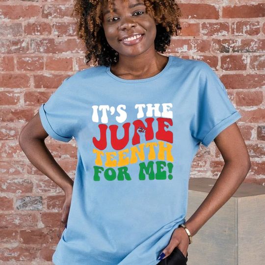 It's The Juneteenth For Me Shirt, Juneteenth Groovy Shirt, 1865 Juneteenth Shirt