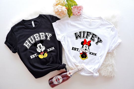 Disney Honeymoon Shirt, Disney Anniversary Shirt, Mickey Minnie Couples Shirt