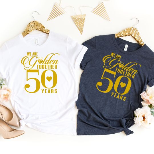 50th Wedding Anniversary Shirt, Anniversary Gift For Couple, 50th Anniversary Gift