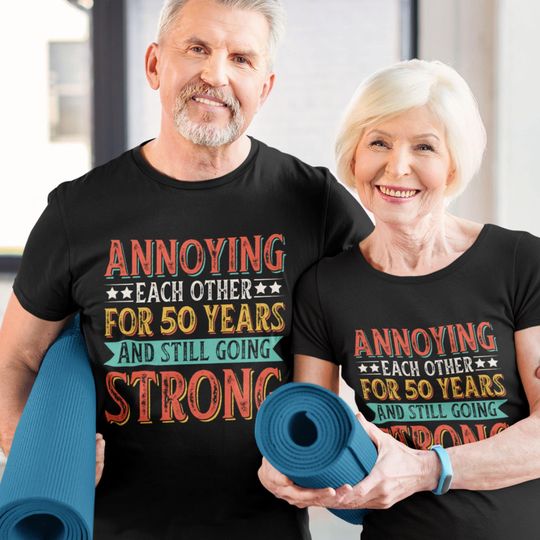 Funny 50th anniversary shirt, 50th anniversary gift for couple, 50th anniversary party shirt