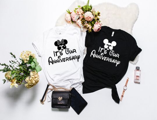 Disney Couples Anniversary Shirts, Disney Valentine Shirts, Disney Shirt for Women, Wedding Anniversary Shirt