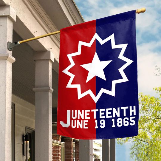 Juneteenth House Flag/Juneteenth 1865 Flag/Freedom Day 1865 Flag/Black History Freedom Flag