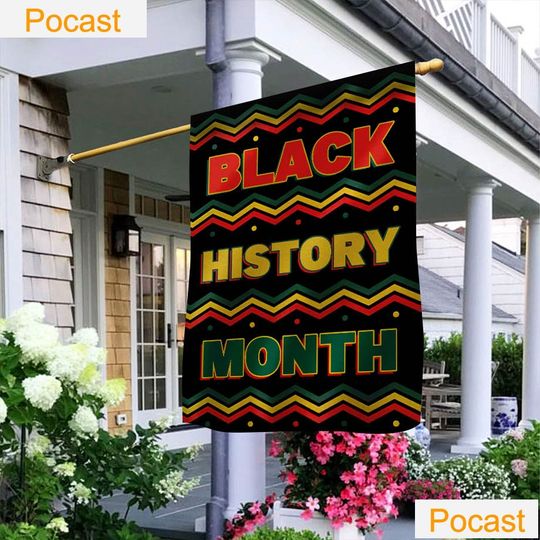 Black History Month Flag, Juneteenth Flag, Black Lives Matter Flag, Black Freedom Flag