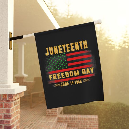 Juneteenth Freedom Day House Flag