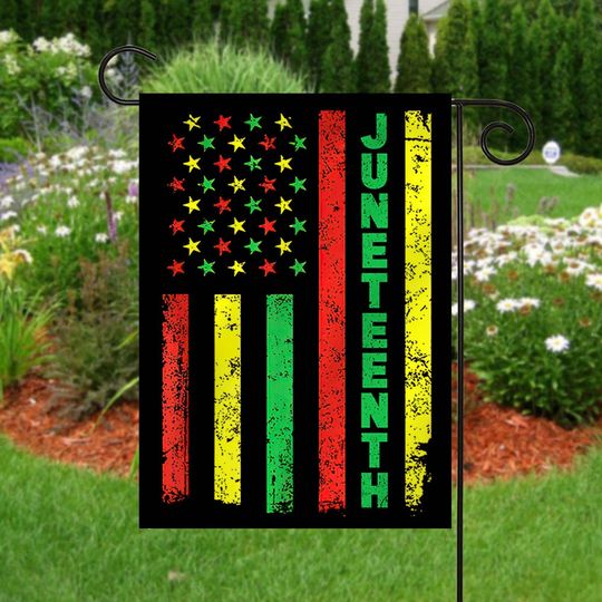 Juneteenth 1865 Double-sided Flag, Freedom Since 1865 Flag, Black History Freedom Flag