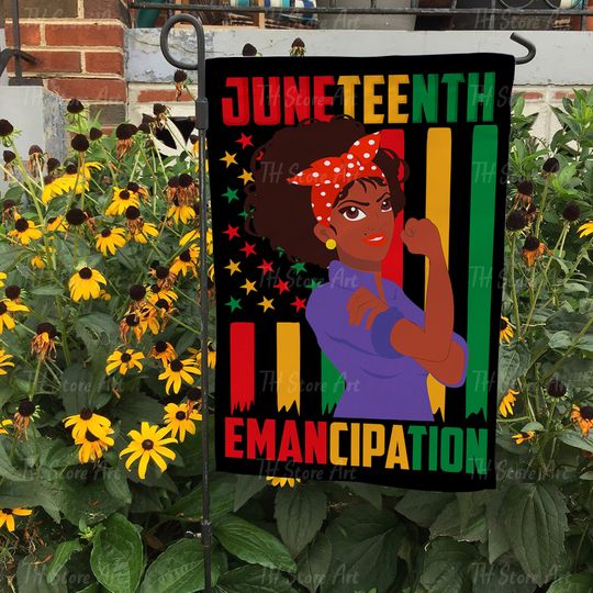 Juneteenth Emancipation Day Flag, Black American Juneteenth Flag Flag, Liberty Banner