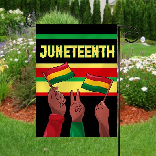 Juneteenth 1865 Double-sided Flag, Freedom Since 1865 Flag, Black History Freedom Flag