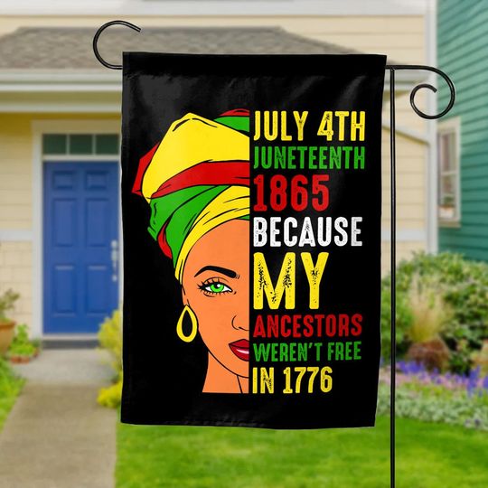 Juneteenth House Flag/Juneteenth 1865 Flag/Freedom Day 1865 Flag/Black History Freedom Flag