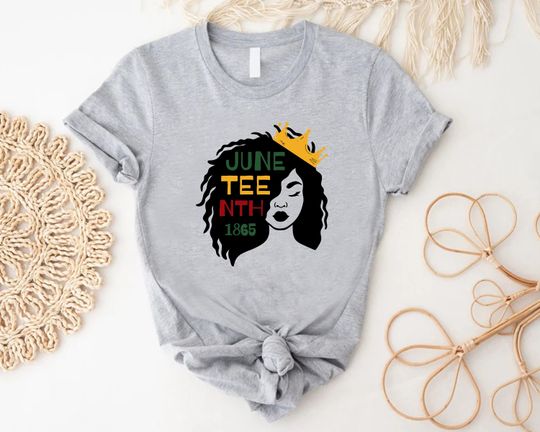 Juneteenth Shirt For Women, Black Lives Matter ShirtFreedom Shirt, Afro Woman Gift