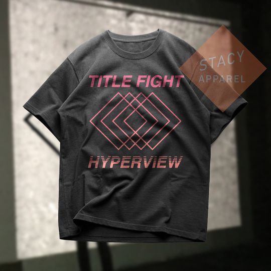 Limited Title Fight Hyperview T-shirt - Hyperview Album Tee