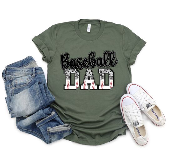 Baseball Dad T-Shirt, Dad Shirt, Fathers Day Shirt, Papa T-Shirt, Gift For Dad, Gift For Papa