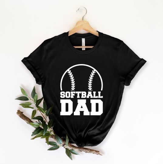 Softball Dad Tshirt, Softball Dad Like A Baseball Dad But With Bigger Balls T-shirt, Softball Dad Shirt