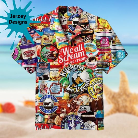 The Good Old Days When Ice Cream Hawaiian Shirt Summer Beach Gift For Men