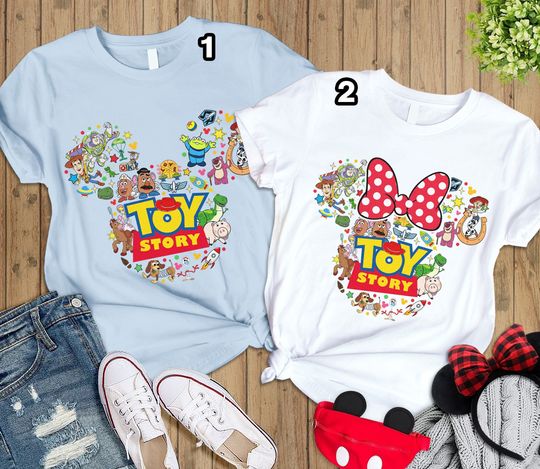 Disneyland Toy Story Shirt, Toy Story Characters Shirt, Couple Matching Shirt, Disneyland Family Shirt, Disneyworld Vacation Shirt