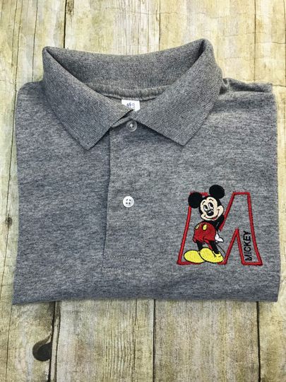 Mickey Mouse M Embroidered Polo