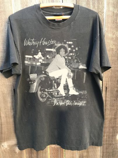 Vintage Whitney Houston I'm Your Baby Tonight Shirt, Whitney Houston Graphic Shirt