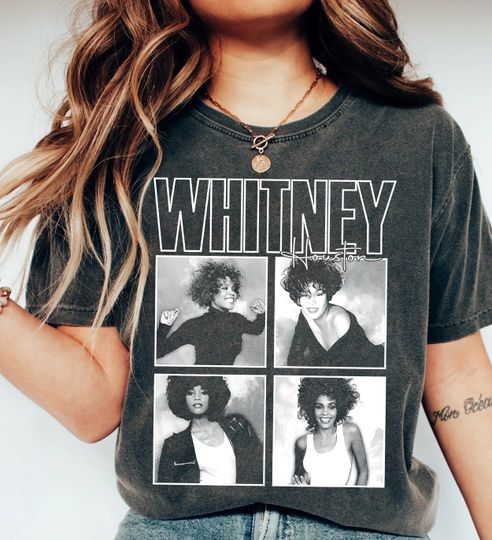 Whitney Houston Graphic Shirt, Whitney Houston Music Album Shirt