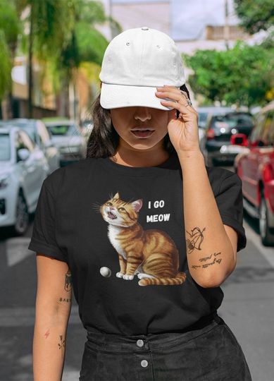 I Go Meow Cat Shirt Funny Cat T Shirt Go Meow Tee Gift For Cat Lover
