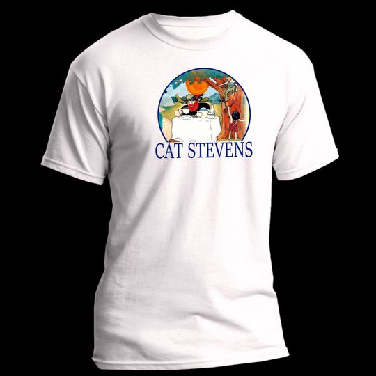 Cat Stevens T-Shirt, Tea for the Tillerman, Cat Stevens Gift, Cat Stevens Present, Cat Stevens Fan, Cat Stevens shirt, Cat Stevens tshirt