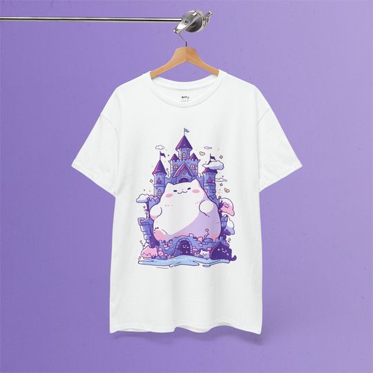 Kawaii Pastel Goth Cat T-Shirt | Pastel Goth, Funny Cat Shirt, Cute Cat Shirt, Cat Lover Gifts, Japanese Harajuku Fashion, Kawaii Clothes