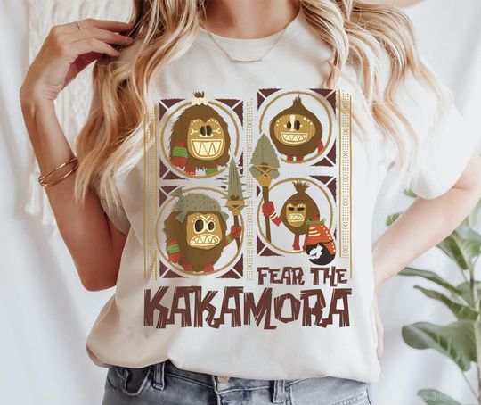 Kakamora Moana Fear The Kakamora Tiki Style Group Portrait Comfort Colors Shirt, Retro  Tee,  World Outfit, land Trip