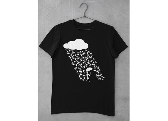 Raining Cats and Dogs Womens tshirt, Raining Cats And Dogs Shirt, Cute Cat Dog Rain Cloud T-Shirt, Cats and Dogs Shirt, Dog and Cat Tee