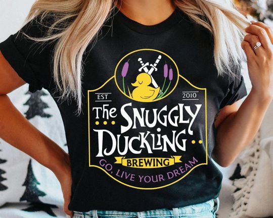 The Snuggly Duckling Brewing Go Live Your Dream Disney T-shirt