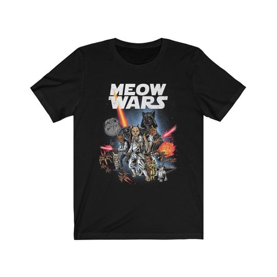 Funny Cat Wars TShirt, Meow Wars Shirt, Cat Wars T-Shirt, Funny Cat Gifts, Cat Humor Tees