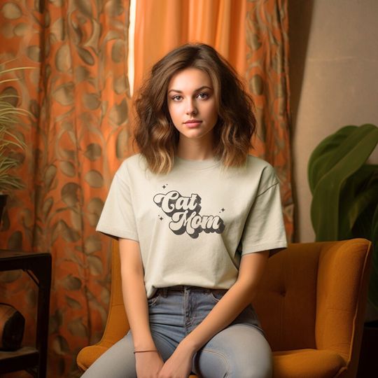 Cat T-Shirt - Vintage Cat Mom T-Shirt - Taylor Tee