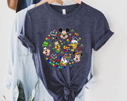 Mickey Friends Autism Awareness Disney T-shirt