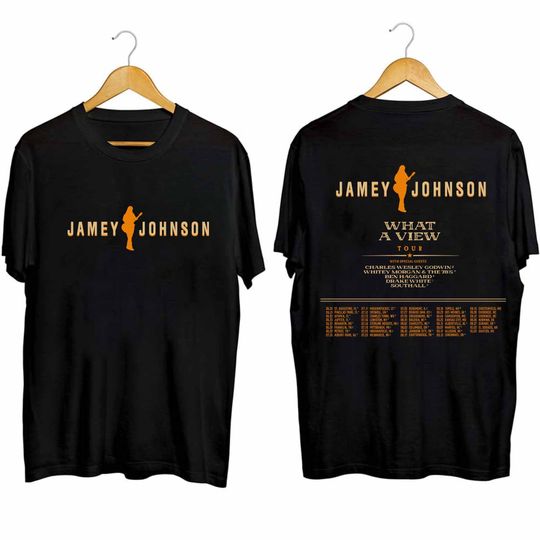 Jamey Johnson - What A View Tour 2024 Double Sided Shirt