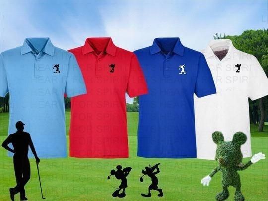 Men's Disney Golf Polo Shirt, Gift for Him, Father''s day Gift