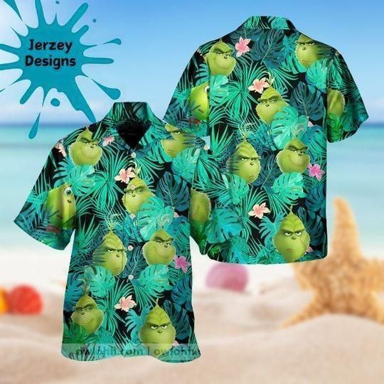 funny character Tropical Floral 3D Hawaiian Shirt Print Tropical Summer Beach Gift For Men