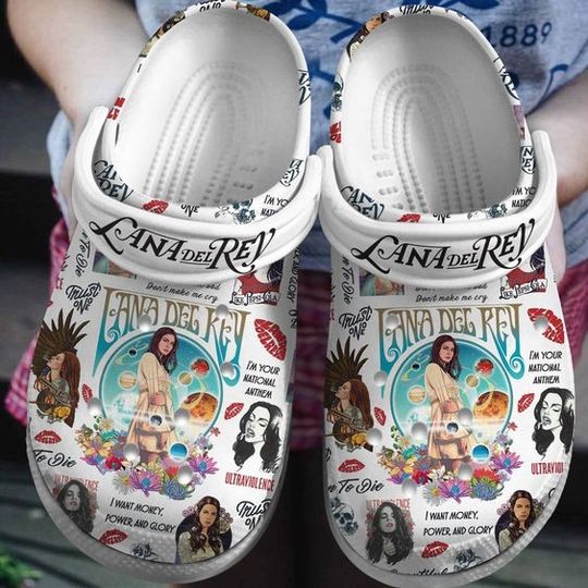 Lana Del Rey Clogs Shoes, Music Clogs Shoes