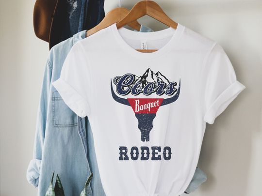 Vintage CCOORS Western Cowboy T-Shirt