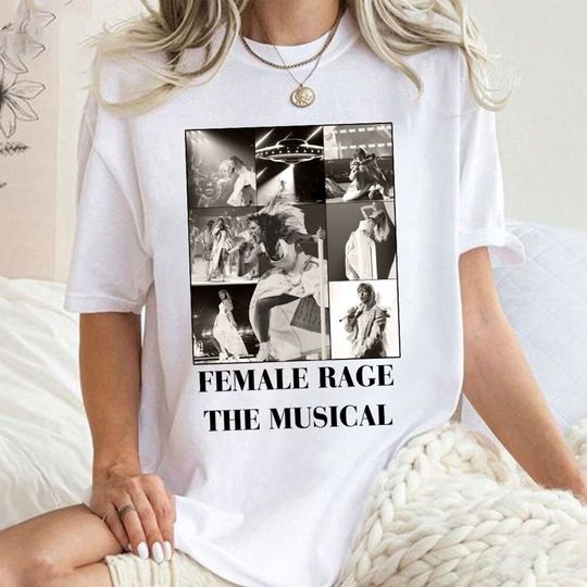 Vintage Taylor Female Rage The Musical T Shirt, The Eras Tour Shirt