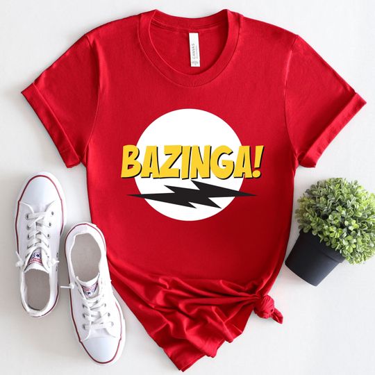Bazinga! T-Shirt, Sheldon Cooper T-Shirt, The Big Bang Theory T-Shirt