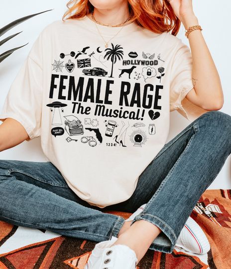 Female Rage The Musical Tshirt The Tortured Poets