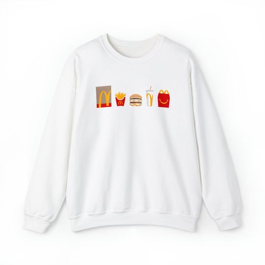 McDonald's Sweatshirt, Fast Food Sweatshirtt, Mcdonald's Gift