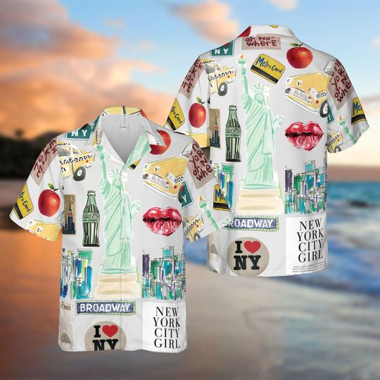 Beach Lover Shirt, Retro Hawaiian Shirt, Summer Party Gift