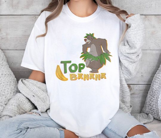 Funny Top Banana Baloo Dancing Shirt, Jungle Book Baloo Bear Shirt