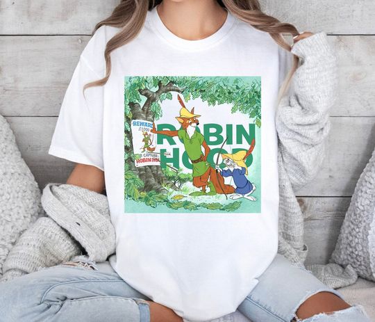 Vintage Robin Hood And Skippy Rabbit Shirt, Robin Hood Disney Shirt