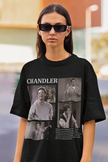 Chandler Bing Vintage Tshirt,Matthew Perry Tee,Gift for man