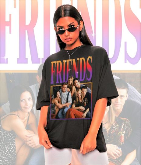 Retro Friends Shirt -Friends Rachel Shirt,Joey Friends Shirt